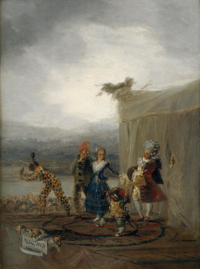 Traveling Comedians by Francisco de Goya